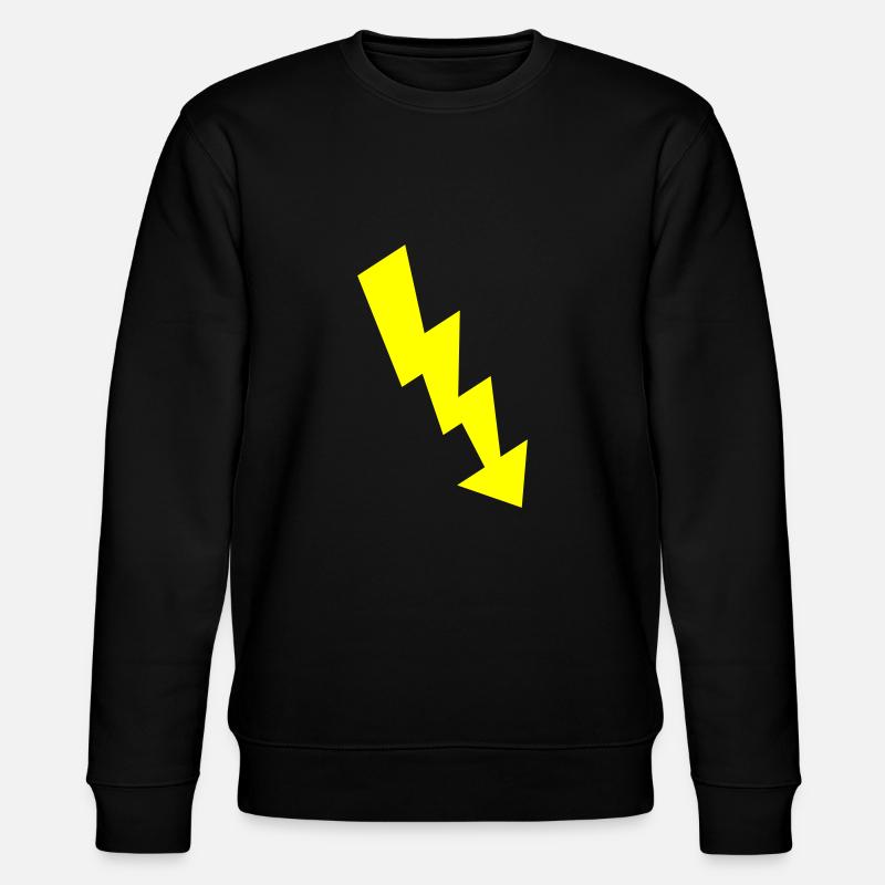 éclair - Sweat bio CHANGER Stanley/Stella Unisexe - noir