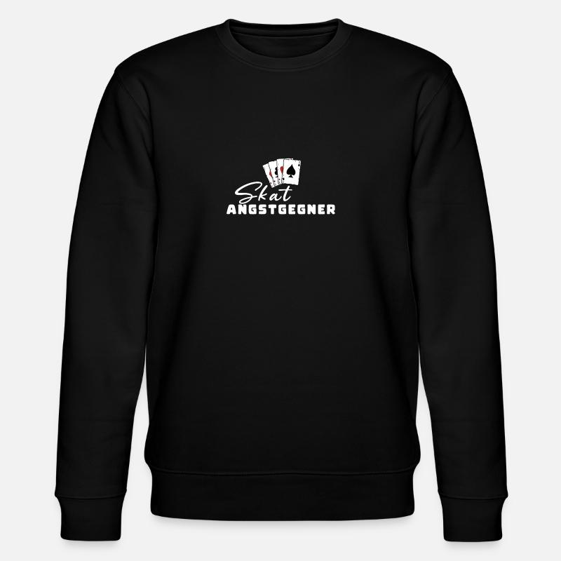 Skat Angstgegner - Stanley/Stella Unisex Bio-Sweatshirt CHANGER  - Schwarz