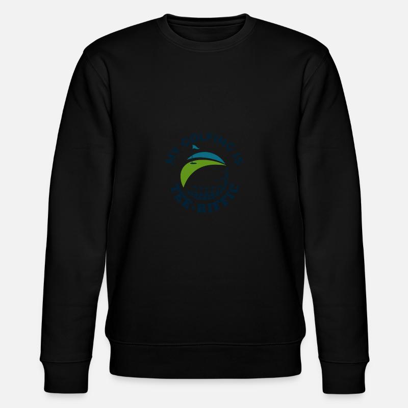 Golf Tee-Riffic Lover Funny Golfing - Stanley/Stella Unisex Bio-Sweatshirt CHANGER  - Schwarz