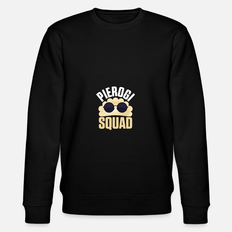 Pierogi Squad Polnisches Essen Pierogi - Stanley/Stella Unisex Bio-Sweatshirt CHANGER  - Schwarz