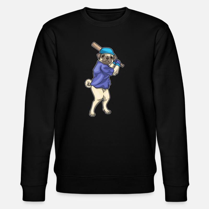 Carlin Baseball Batte de Baseball - Sweat bio CHANGER Stanley/Stella Unisexe - noir