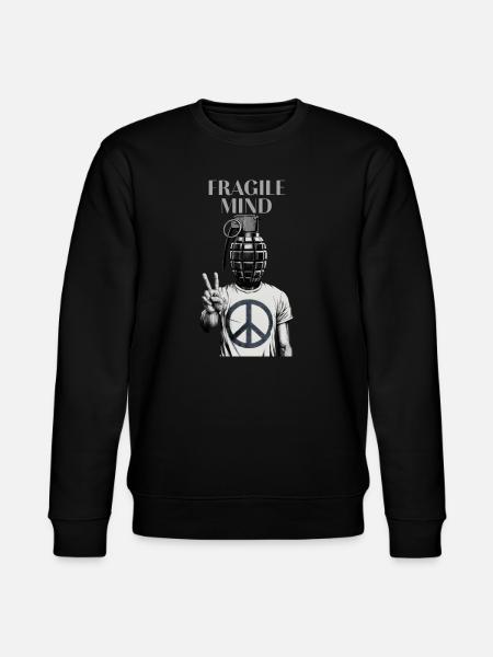 Fragile Mind - Stanley/Stella CHANGER Unisex Organic Sweatshirt - black
