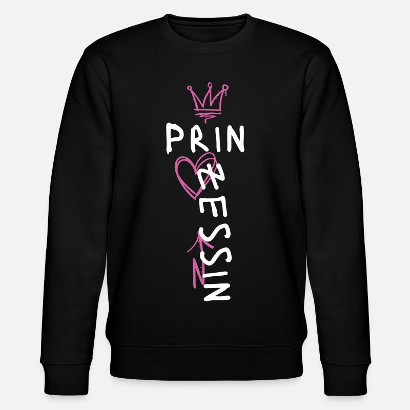 Prinzessin Streetstyle Design - Stanley/Stella Unisex Bio-Sweatshirt CHANGER  - Schwarz