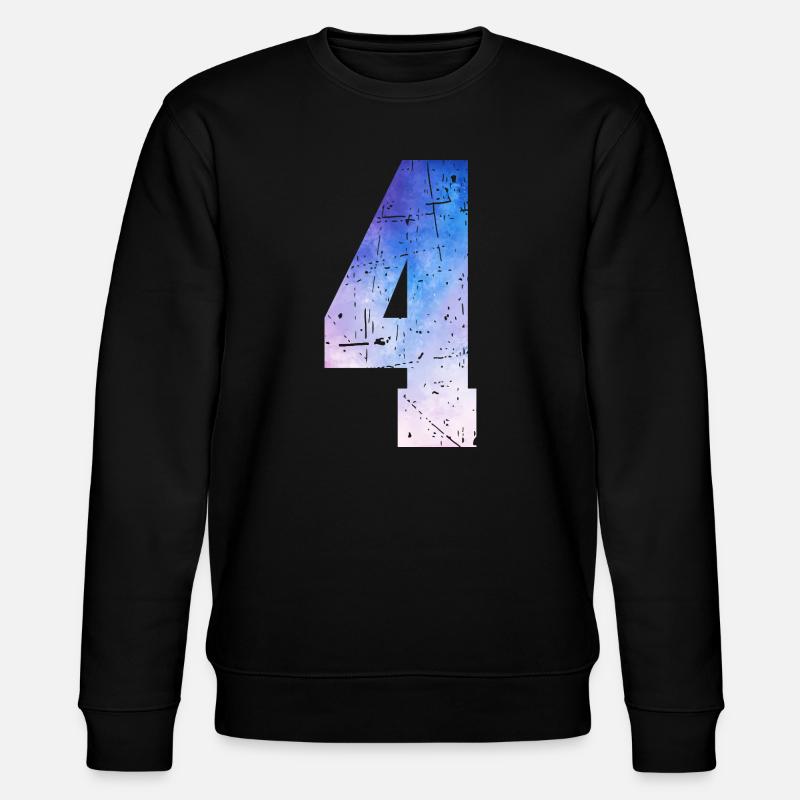 Ausgabe 4 – 4-jähriges Jubiläumsgeschenk - Stanley/Stella Unisex Bio-Sweatshirt CHANGER - Schwarz
