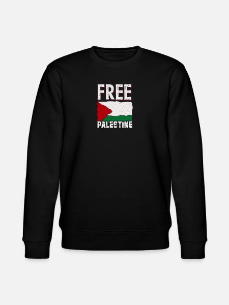 Palestine - Stanley/Stella CHANGER Unisex Organic Sweatshirt - black