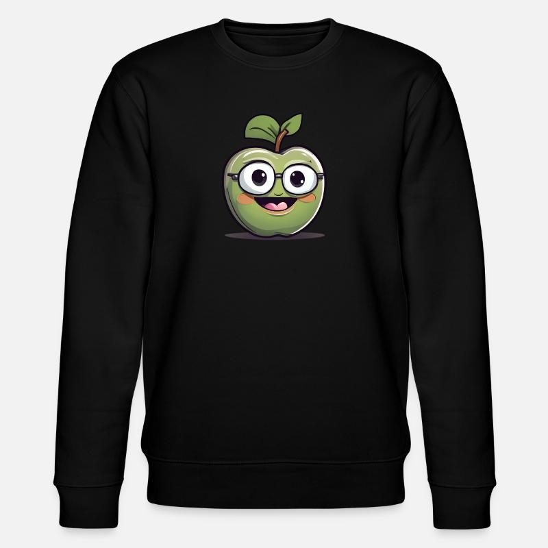 Pomme Fruit Fruit Nerd - Sweat bio CHANGER Stanley/Stella Unisexe - noir