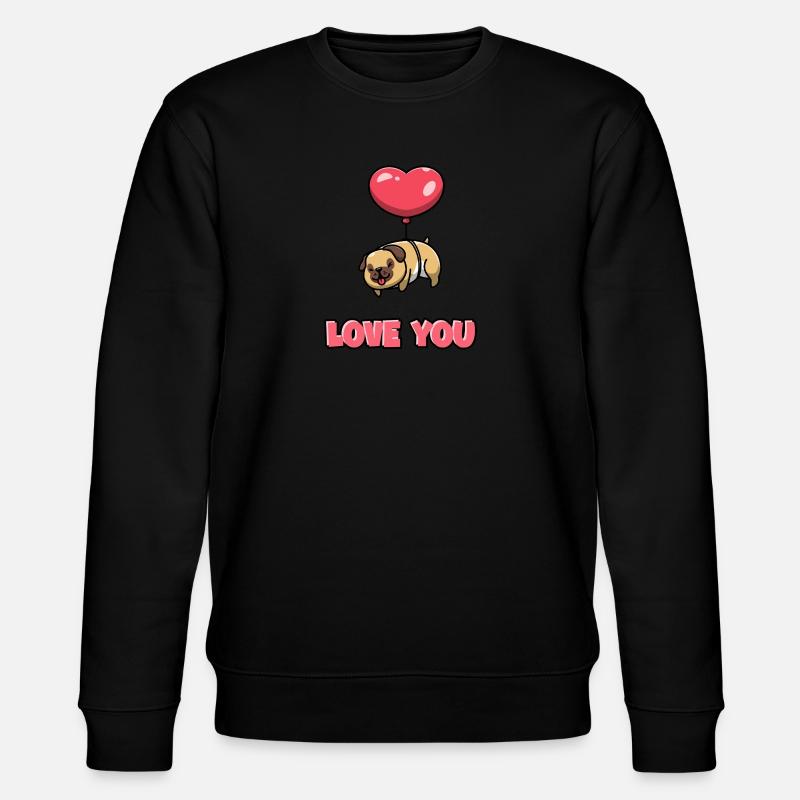 Je t’aime - Sweat bio CHANGER Stanley/Stella Unisexe - noir