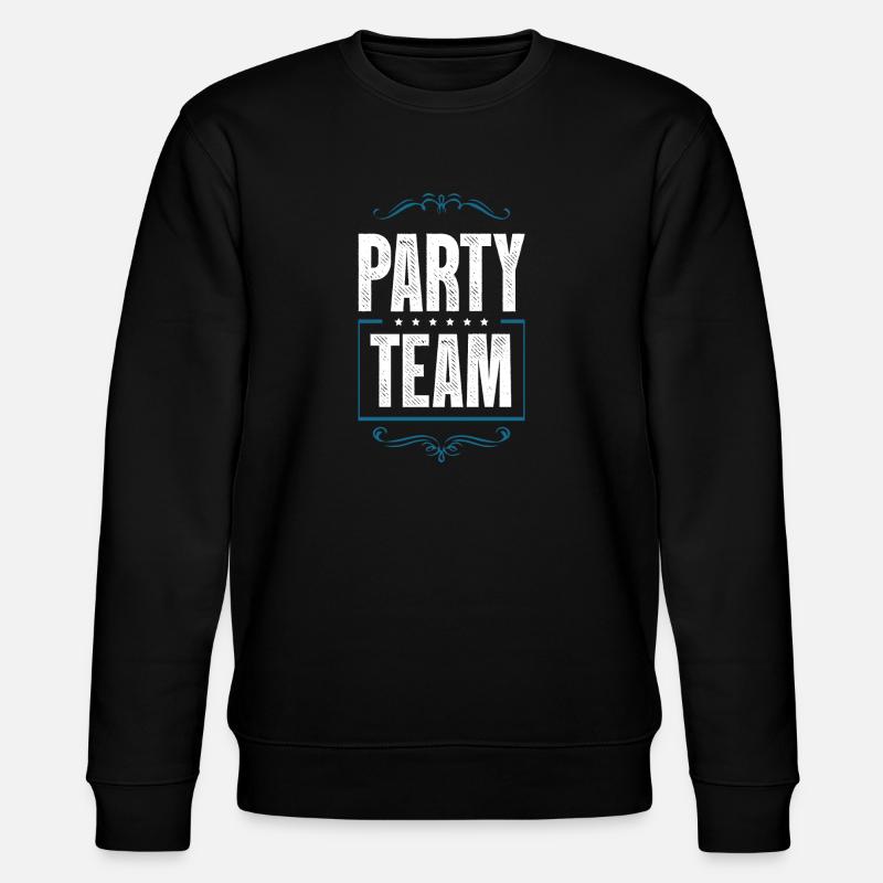 Party Team - Stanley/Stella Unisex Bio-Sweatshirt CHANGER  - Schwarz