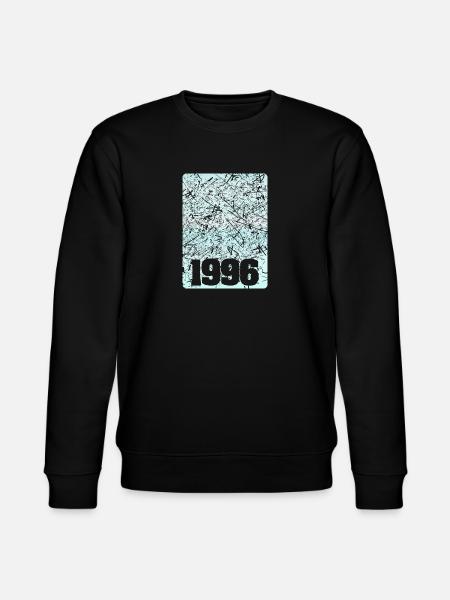 Nummer 1996 - Stanley/Stella Unisex Bio-Sweatshirt CHANGER - Schwarz
