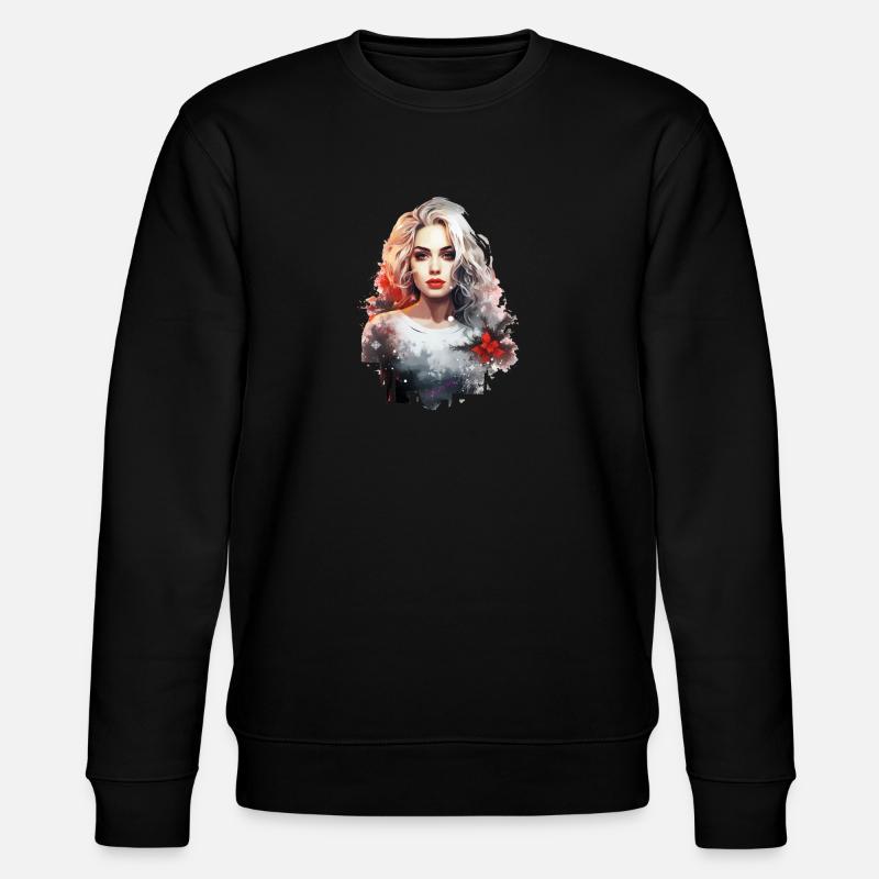 Femme humour de Noël - Sweat bio CHANGER Stanley/Stella Unisexe - noir