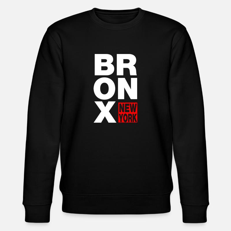 bronx new york - Stanley/Stella Unisex Bio-Sweatshirt CHANGER - Schwarz