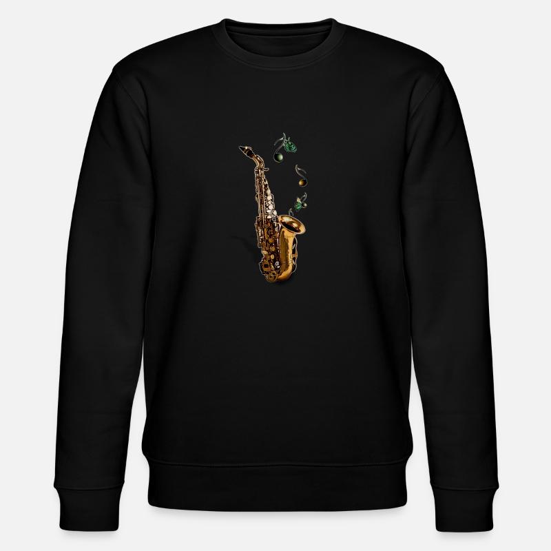 Saxophone - Sweat bio CHANGER Stanley/Stella Unisexe - noir