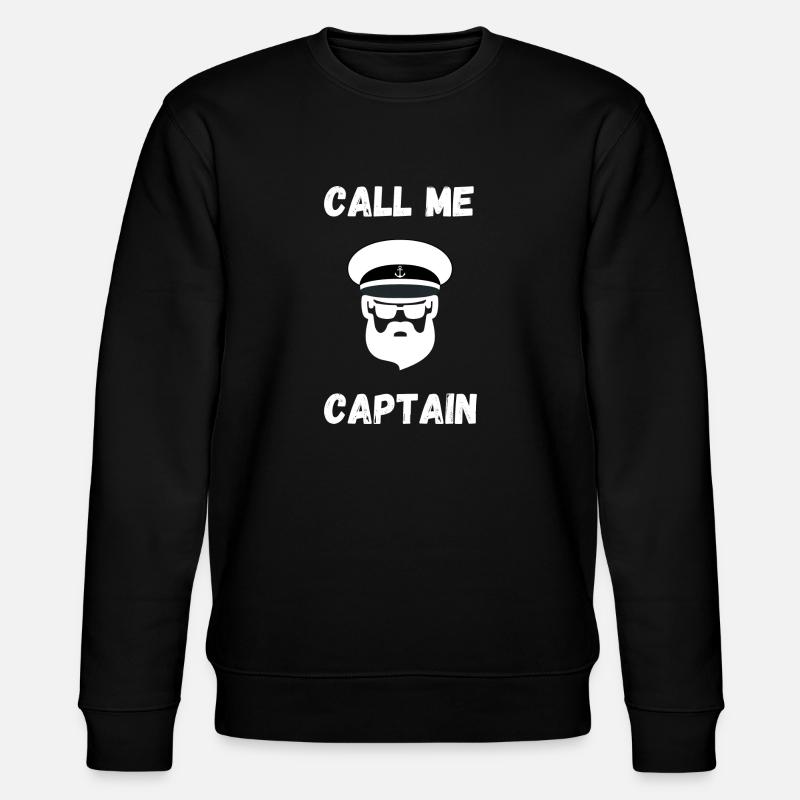 CALL ME CAPTAIN - Sweat bio CHANGER Stanley/Stella Unisexe - noir