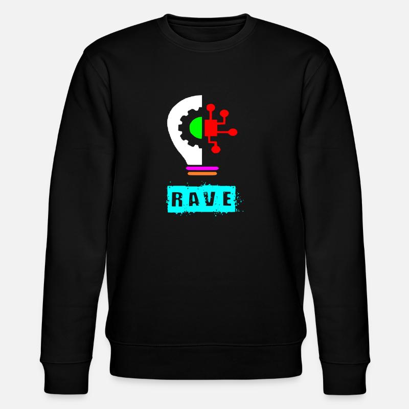 Ampoule de rave - Sweat bio CHANGER Stanley/Stella Unisexe - noir