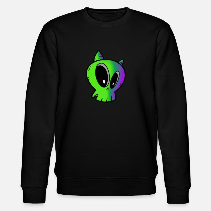 Dämonenschädel - Stanley/Stella Unisex Bio-Sweatshirt CHANGER  - Schwarz