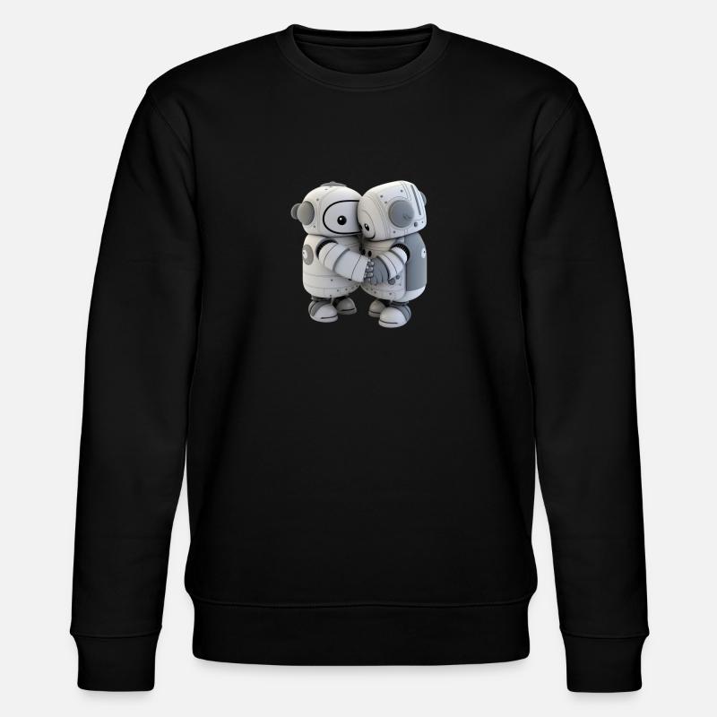 Amour robot - Sweat bio CHANGER Stanley/Stella Unisexe - noir