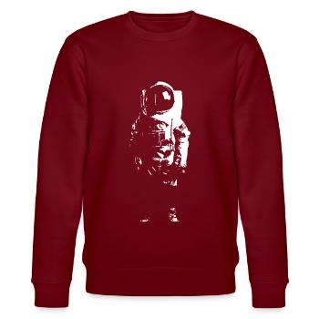 Astronaut - Stanley/Stella CHANGER Unisex Organic Sweatshirt - burgundy - Front - Nik (191cm) & Marisol (170cm)