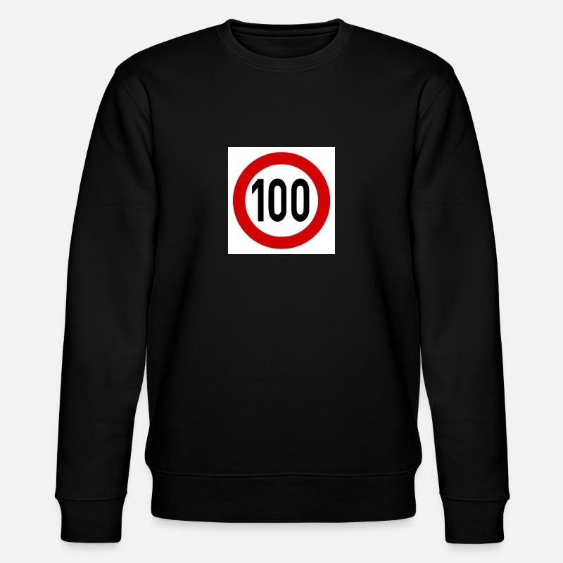 Limite de vitesse 100 - Sweat bio CHANGER Stanley/Stella Unisexe - noir