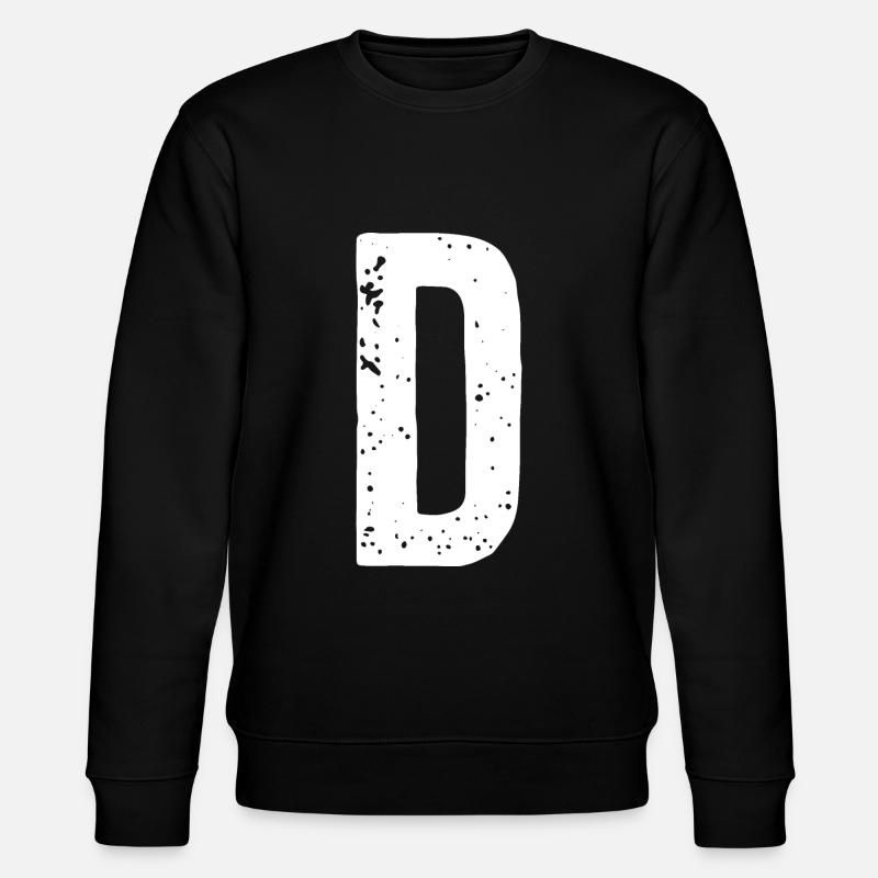 D-Buchstabe - Stanley/Stella Unisex Bio-Sweatshirt CHANGER  - Schwarz