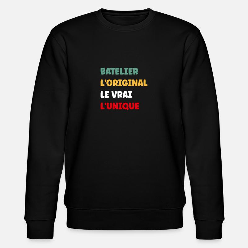 batelier - Sweat bio CHANGER Stanley/Stella Unisexe - noir