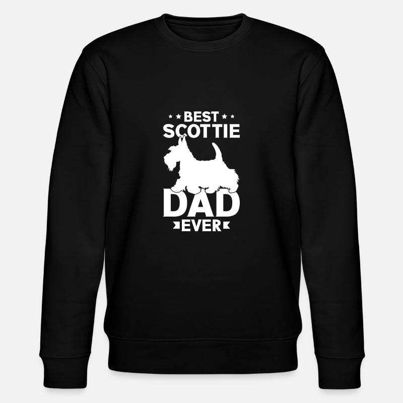 Terrier écossais Scottie Chien - Sweat bio CHANGER Stanley/Stella Unisexe - noir