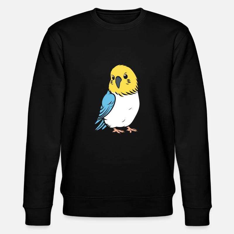 Mignonne petite perruche - Sweat bio CHANGER Stanley/Stella Unisexe - noir