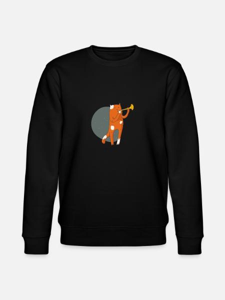 Katze - Stanley/Stella Unisex Bio-Sweatshirt CHANGER - Schwarz