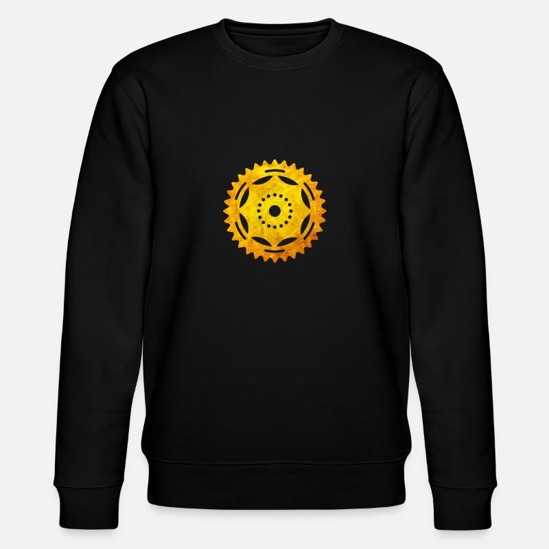 Fahrrad - Stanley/Stella Unisex Bio-Sweatshirt CHANGER  - Schwarz