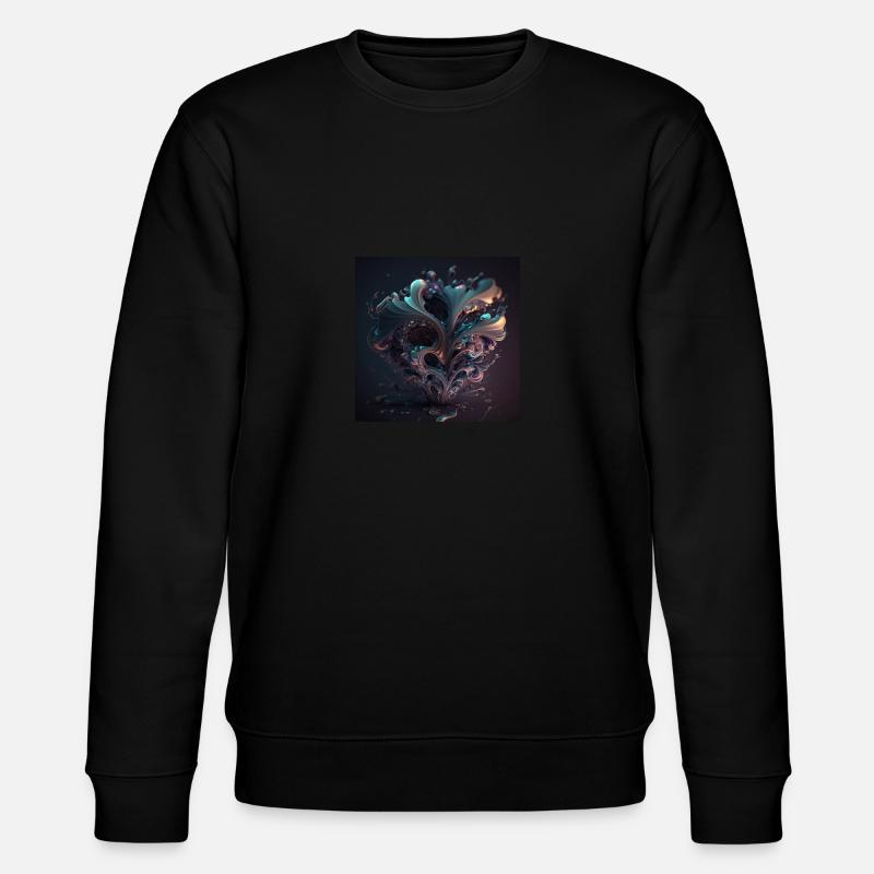 Crane abstrait n°12 - Sweat bio CHANGER Stanley/Stella Unisexe - noir