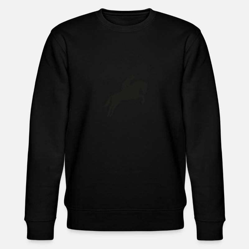 Pferde - Stanley/Stella Unisex Bio-Sweatshirt CHANGER  - Schwarz