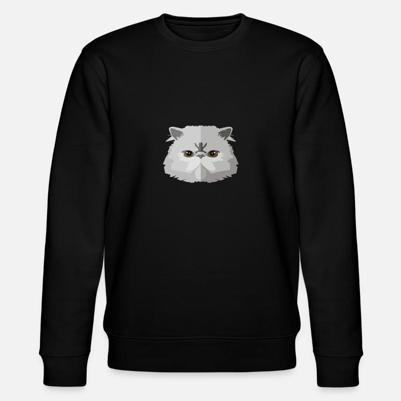 Katze - Stanley/Stella Unisex Bio-Sweatshirt CHANGER  - Schwarz