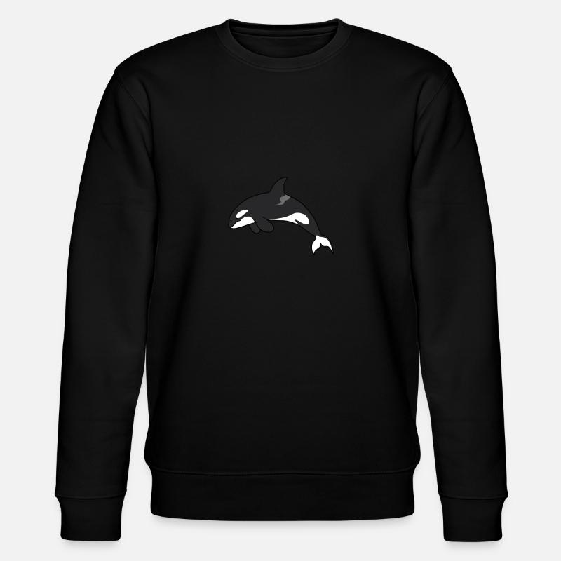 Meerestiere - Stanley/Stella Unisex Bio-Sweatshirt CHANGER  - Schwarz