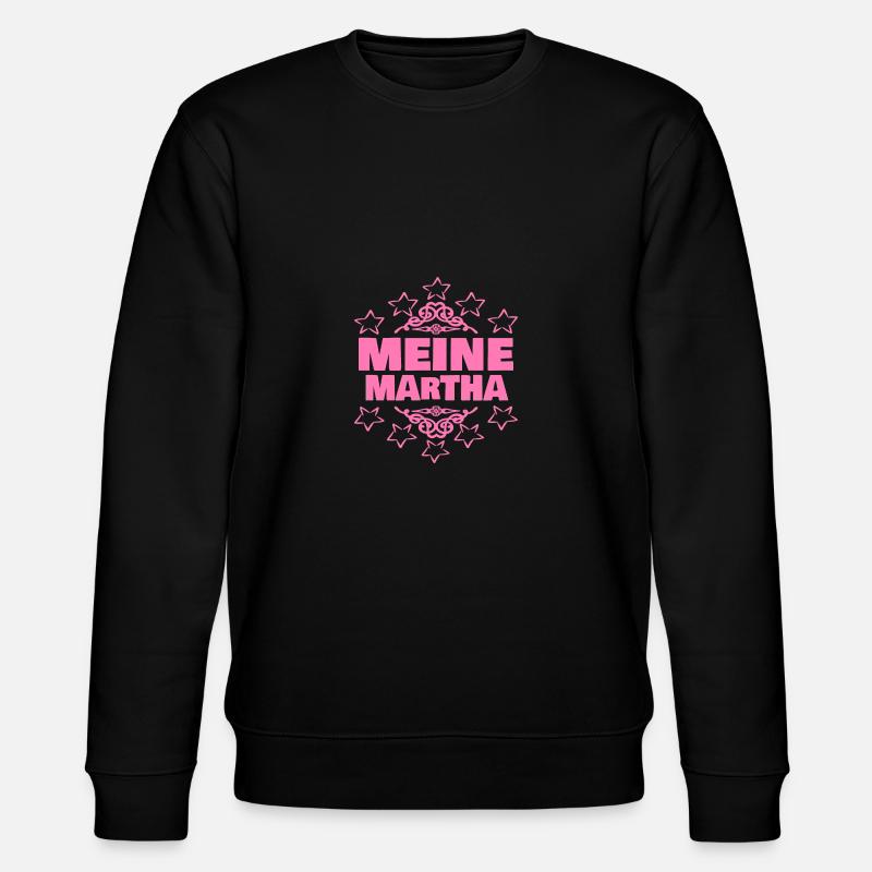 Mädchen Martha - Stanley/Stella Unisex Bio-Sweatshirt CHANGER  - Schwarz
