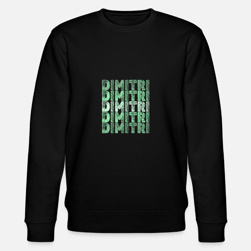 Gift for Dimitri - Stanley/Stella CHANGER Unisex Organic Sweatshirt - black