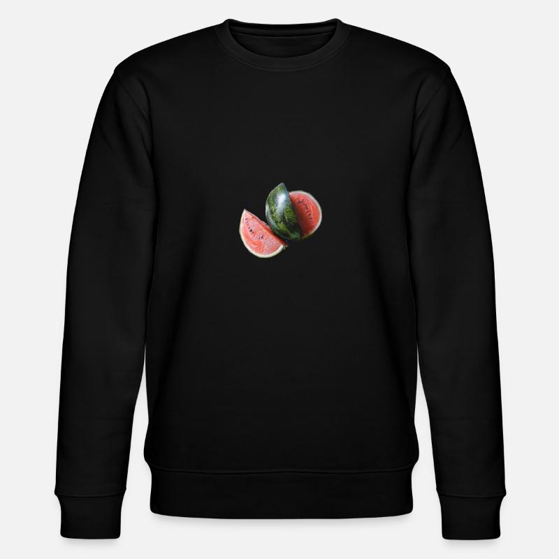 Wassermelone - Stanley/Stella Unisex Bio-Sweatshirt CHANGER  - Schwarz