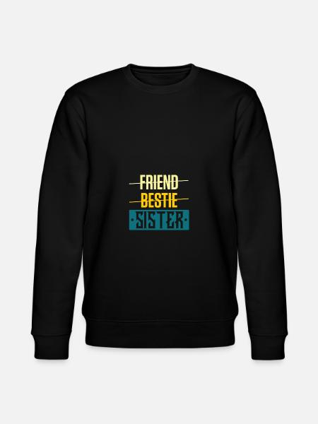 Girlfriend Sister - Stanley/Stella CHANGER Unisex Organic Sweatshirt - black
