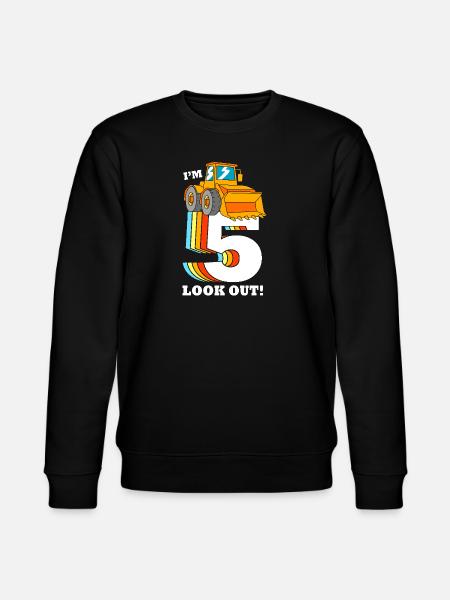 Children's birthday party construction site - Stanley/Stella CHANGER Unisex Organic Sweatshirt - black