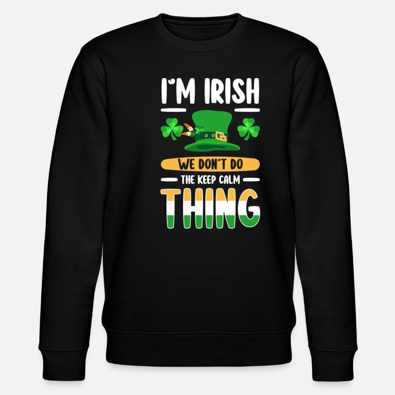 Irisch Pub Gold Celtic - Stanley/Stella Unisex Bio-Sweatshirt CHANGER  - Schwarz