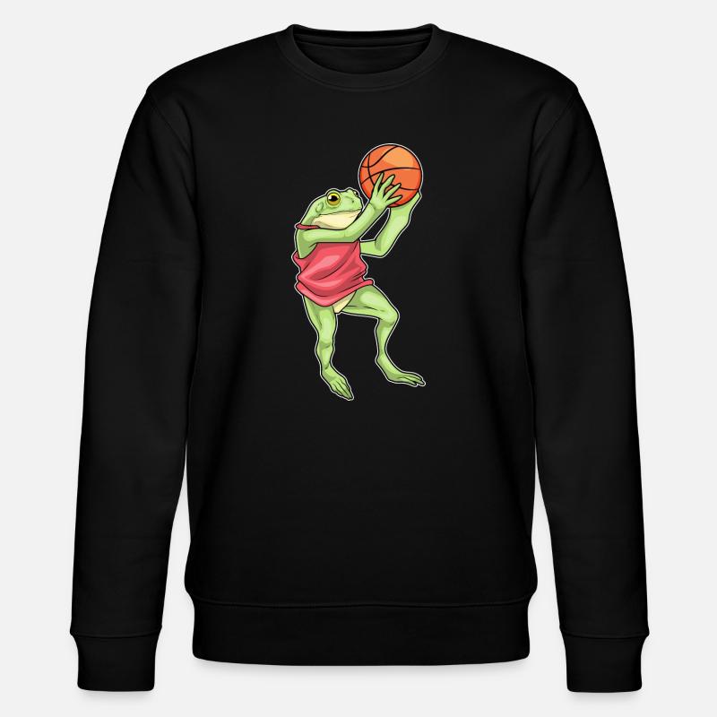 grenouille basketteur basketteur - Sweat bio CHANGER Stanley/Stella Unisexe - noir