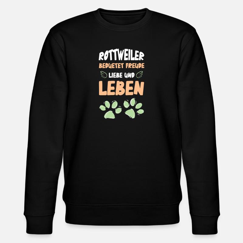 Amour et vie des rottweilers - Sweat bio CHANGER Stanley/Stella Unisexe - noir