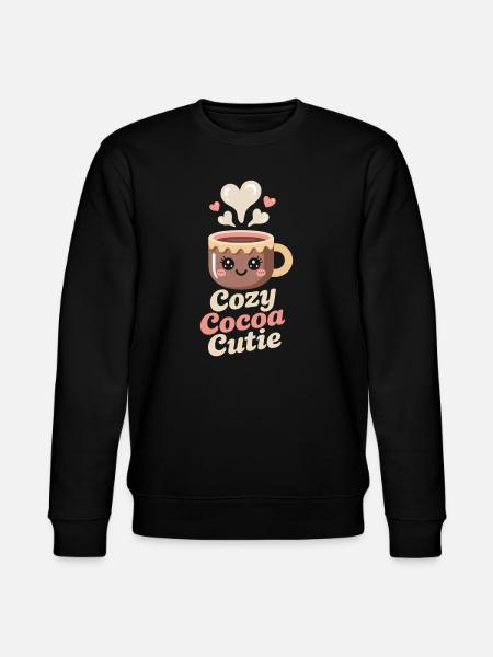 Kakao - Cozy Cocoa Cutie - Stanley/Stella Unisex Bio-Sweatshirt CHANGER - Schwarz
