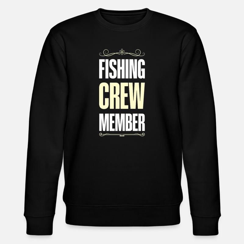 Fishing Crew - Stanley/Stella Unisex Bio-Sweatshirt CHANGER  - Schwarz