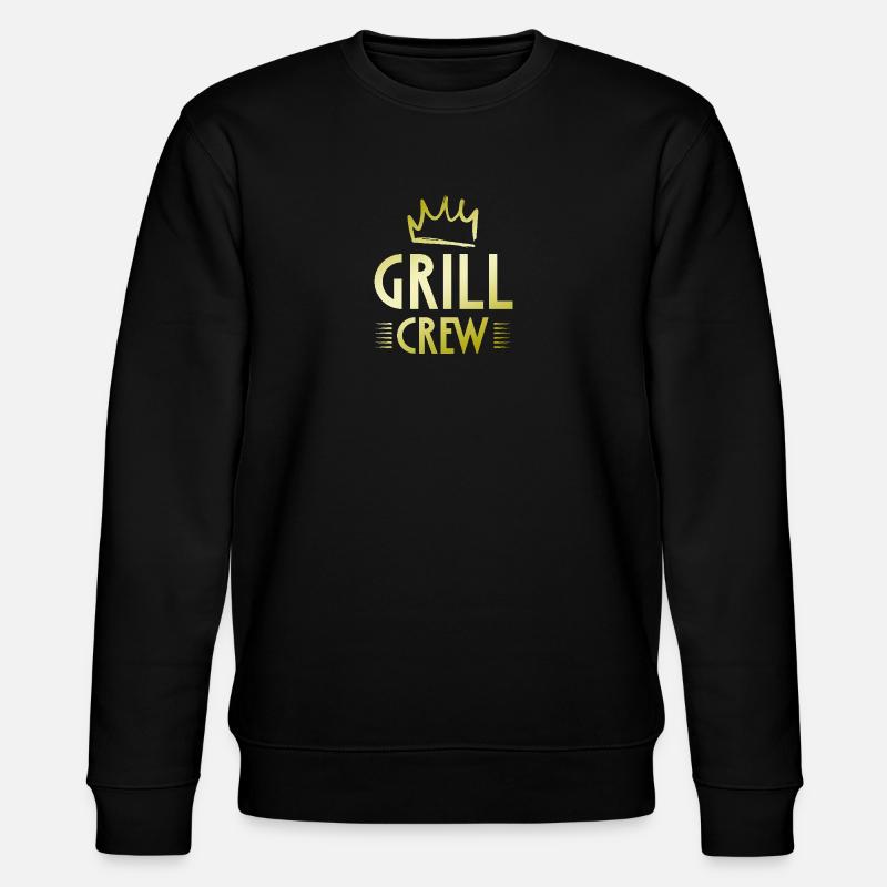 Grill Crew - Stanley/Stella CHANGER Unisex Organic Sweatshirt - black