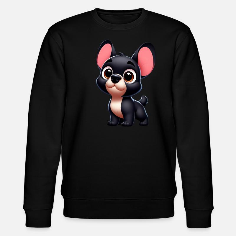 bouledogue français - Sweat bio CHANGER Stanley/Stella Unisexe - noir