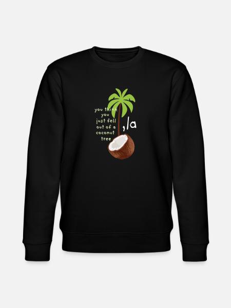 Coconut Tree Kamala Harris La Demokraten Wahl 2024 - Stanley/Stella Unisex Bio-Sweatshirt CHANGER - Schwarz