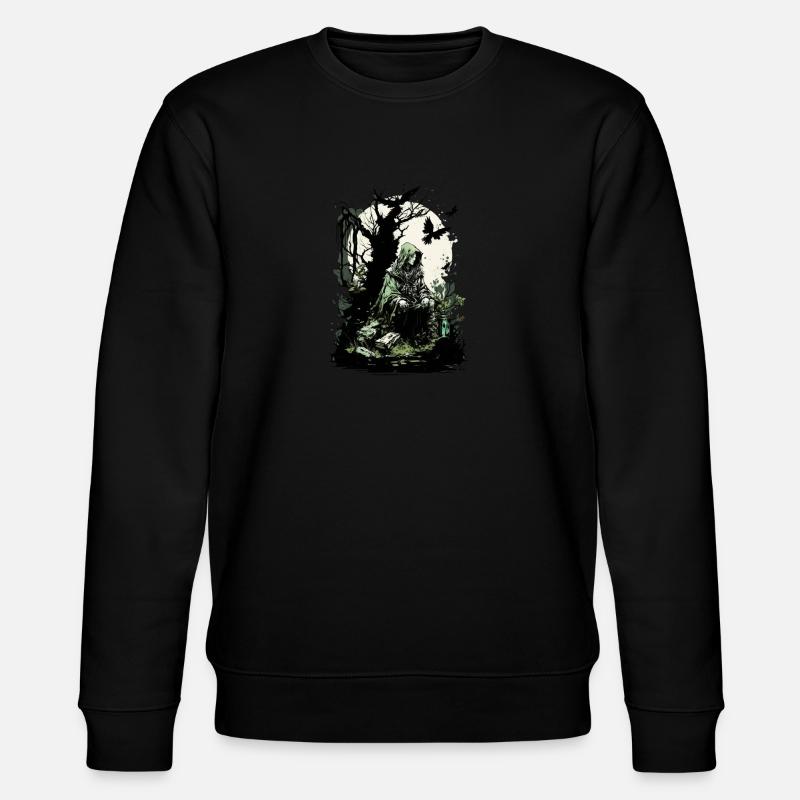 Elfe druide - Sweat bio CHANGER Stanley/Stella Unisexe - noir