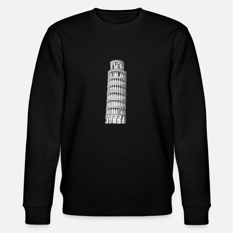 Tour penchée de Pise - Sweat bio CHANGER Stanley/Stella Unisexe - noir