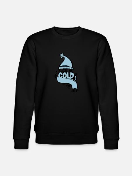 fucking cold - Stanley/Stella CHANGER Unisex Organic Sweatshirt - black