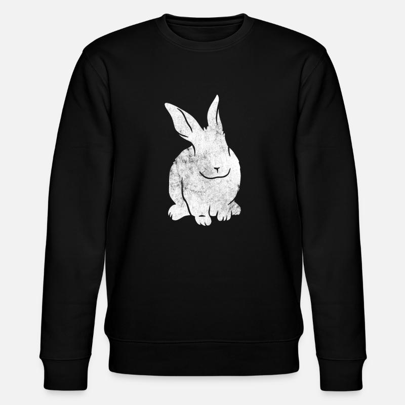 Rabbit - Stanley/Stella CHANGER Unisex Organic Sweatshirt - black