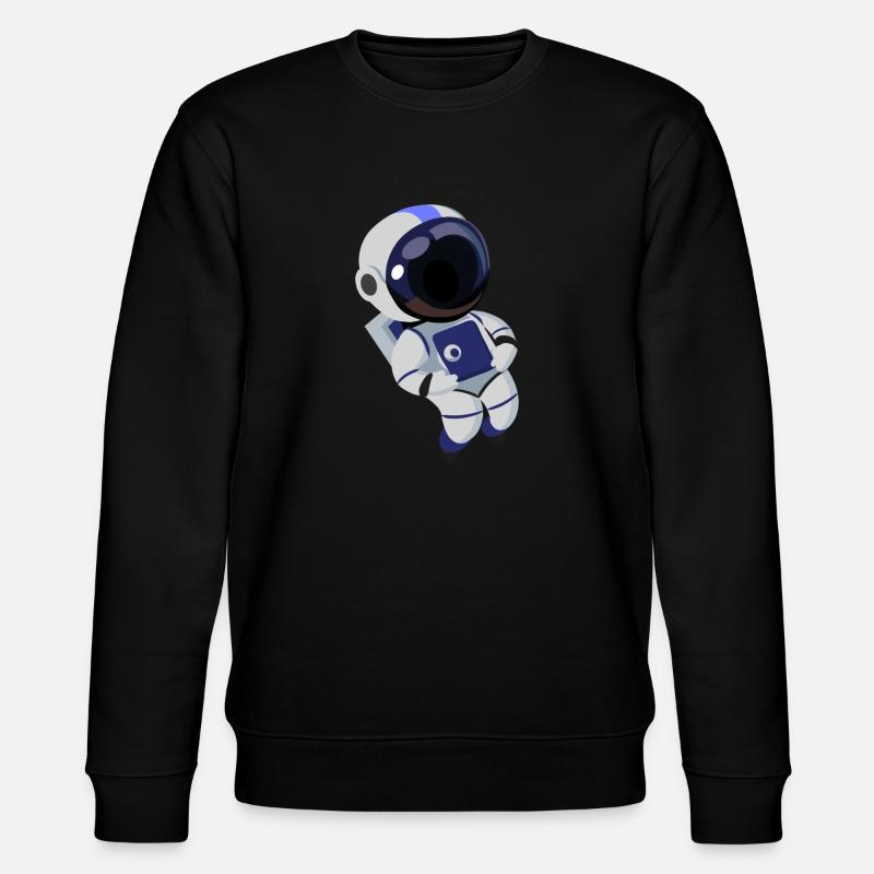 Astronaut - Stanley/Stella Unisex Bio-Sweatshirt CHANGER  - Schwarz